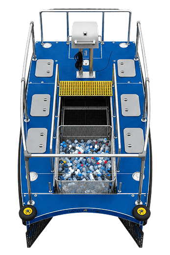Catamarán de recolección MegaShark